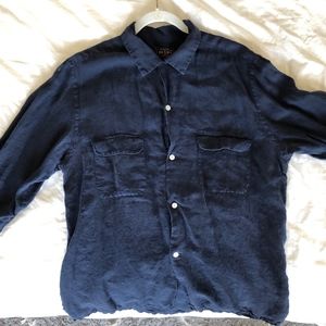 Beams Plus Long Sleeve Linen Shirt